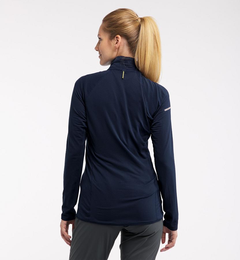 Haglöfs Womens L.I.M Mid Layer Blue New Zealand 52183UMJO